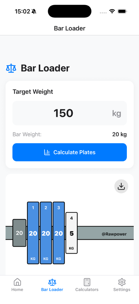 Progress Graph Screen